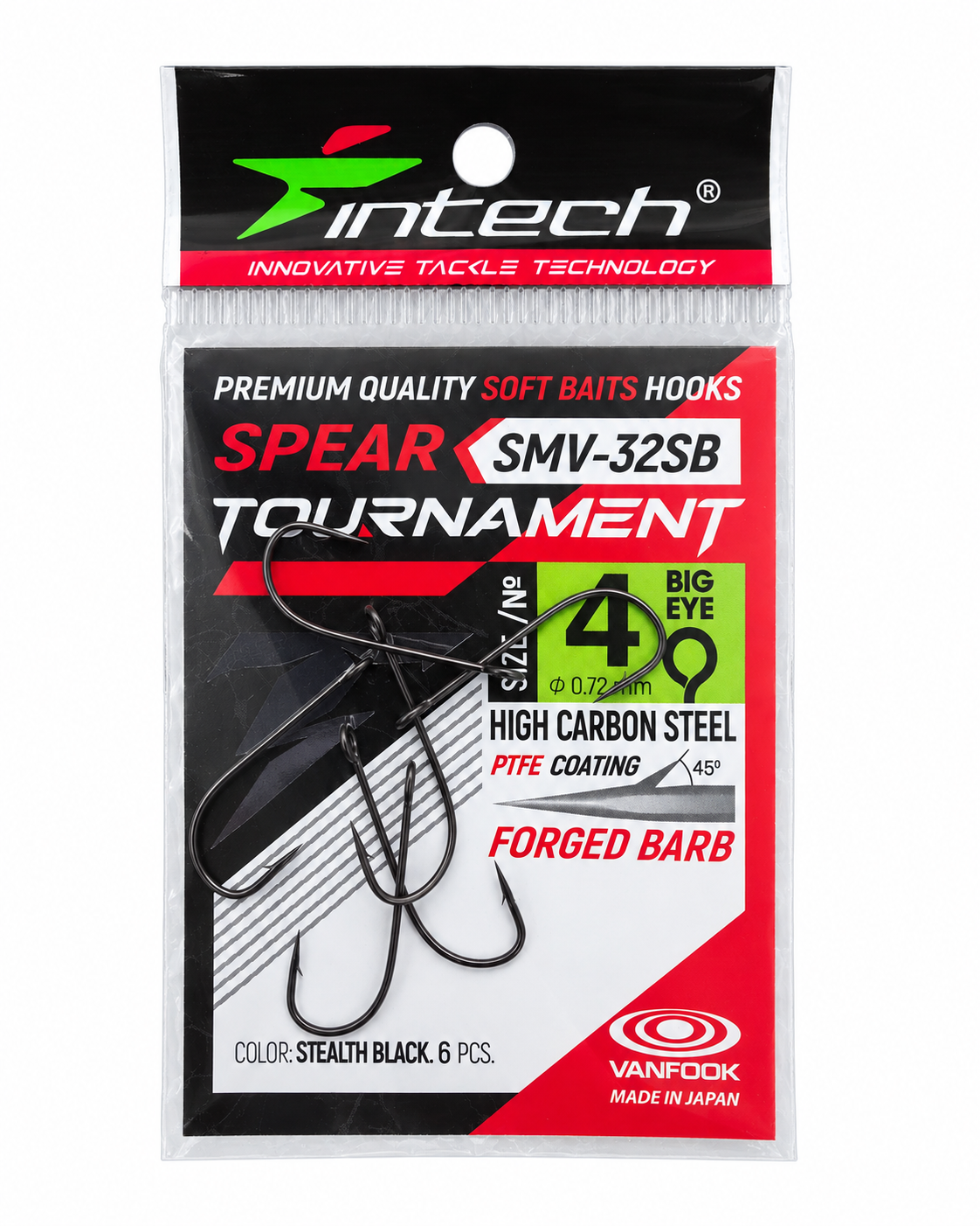 Intech soft bait fishing hooks