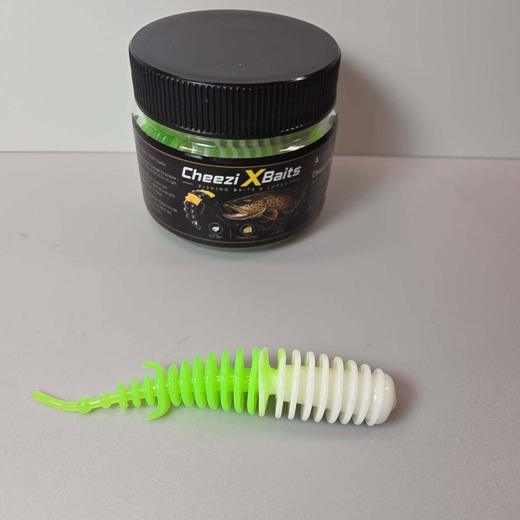 Pulse Wave White & Green 65 mm · 2 g