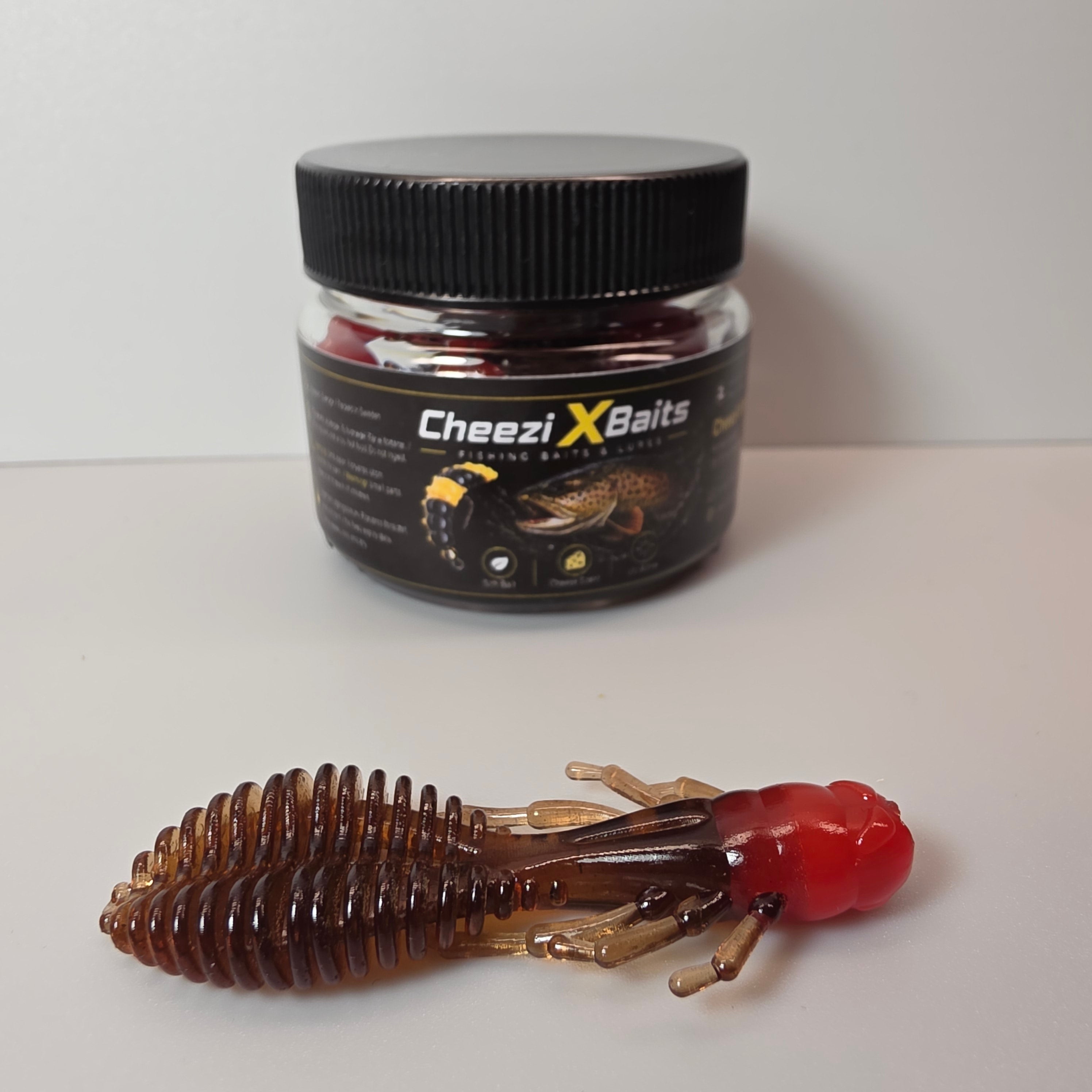 Rib Craw Red Head Amber Brown 55 mm · 2.3 g