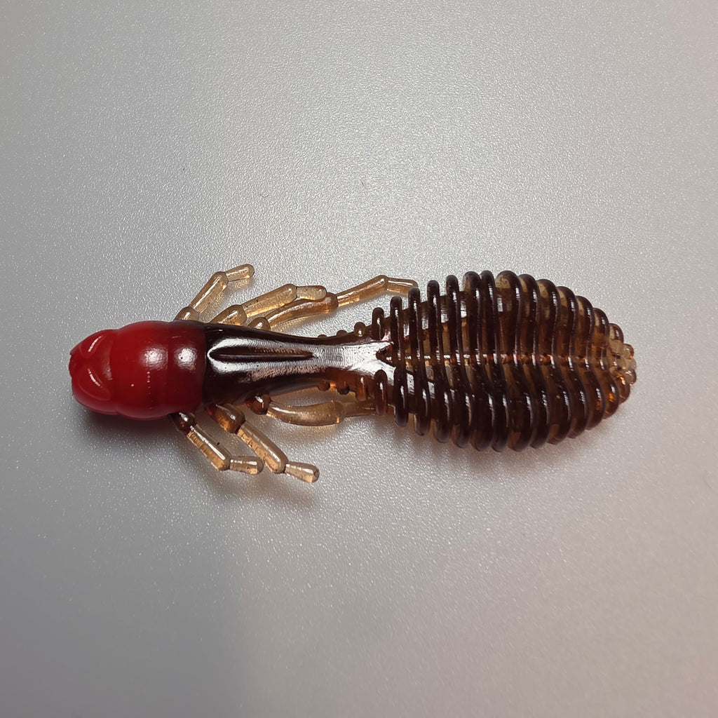 Rib Craw Red Head Amber Brown 55 mm · 2.3 g