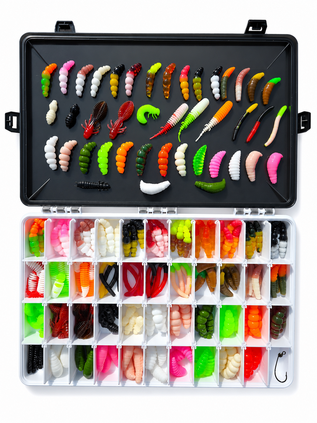 Set XL - Professional Trout Mix 4 - 200 baits + 10 hooks