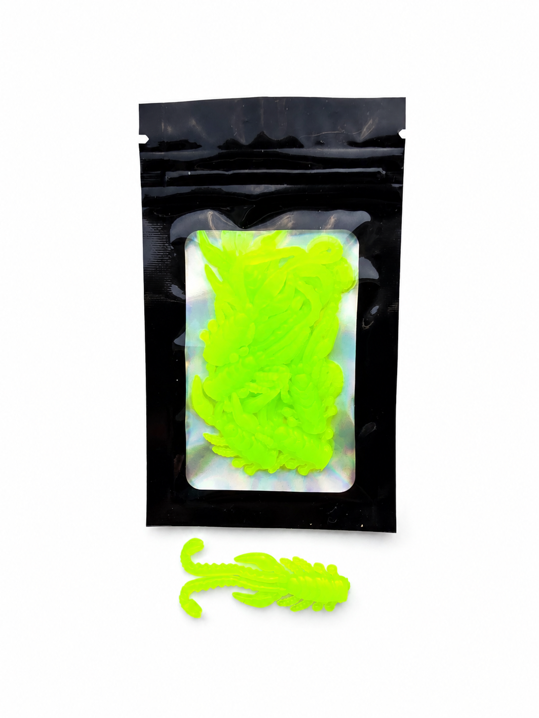 Micro Craw Toxic Lime 40 mm · 0.75 g
