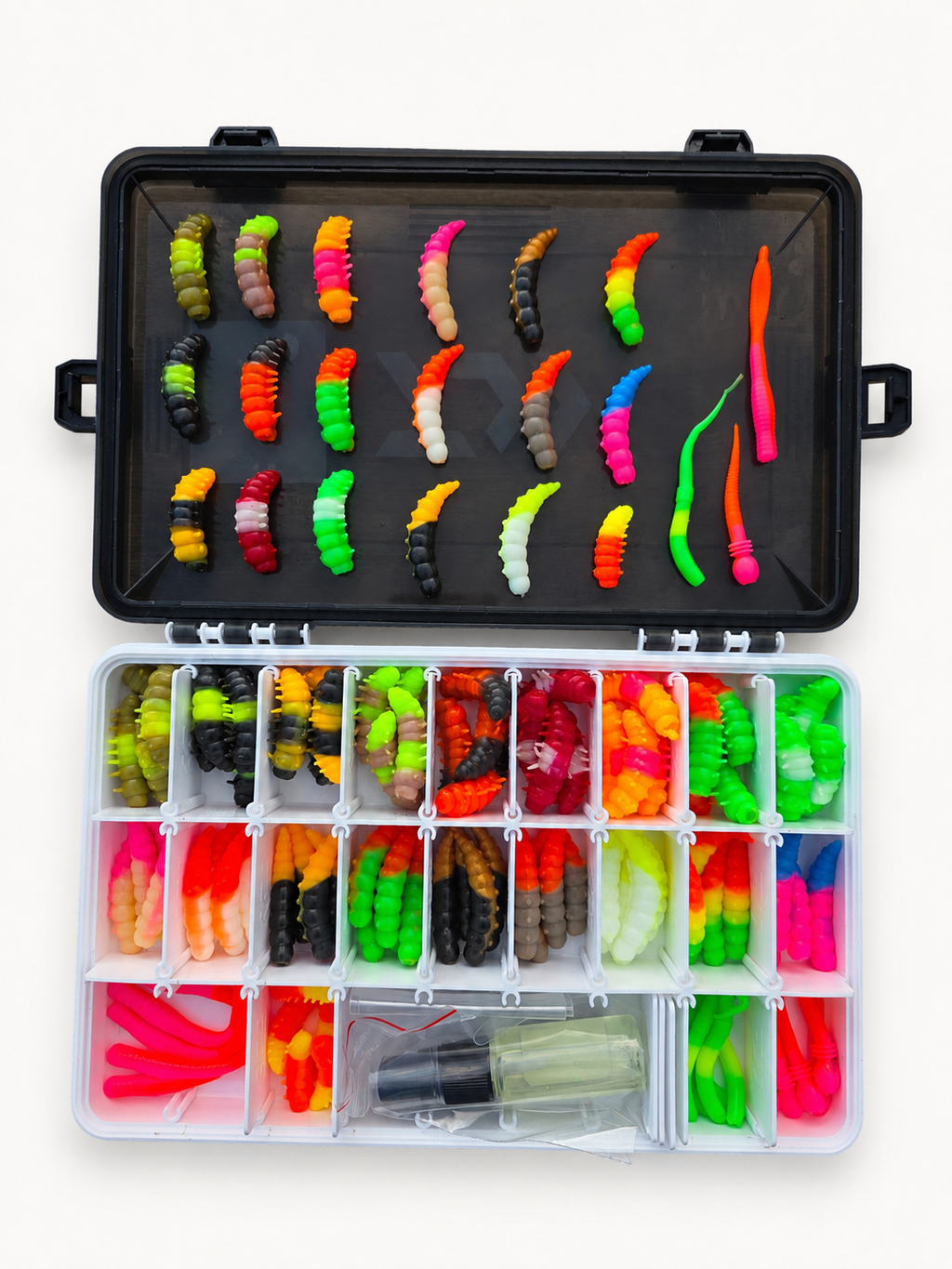 Set L Mix 9 - 114 baits - 10 hooks - 1 Cheese Spray