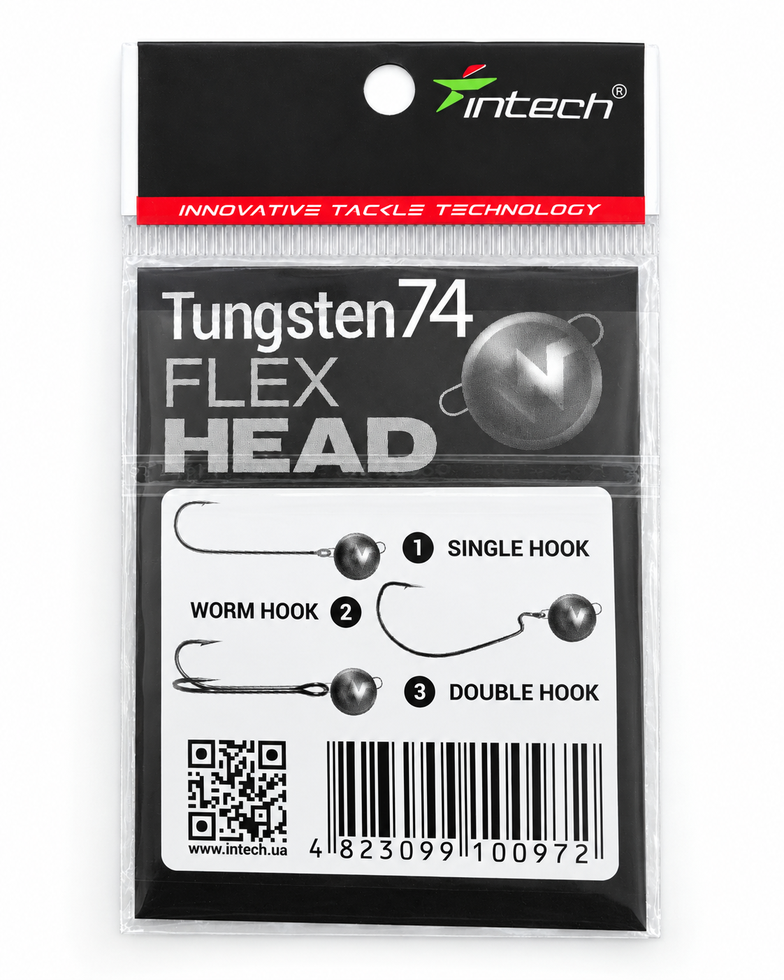 Intech Tungsten 74 Flex Head – 0.5 g Gloss Pink UV, 4 pcs
