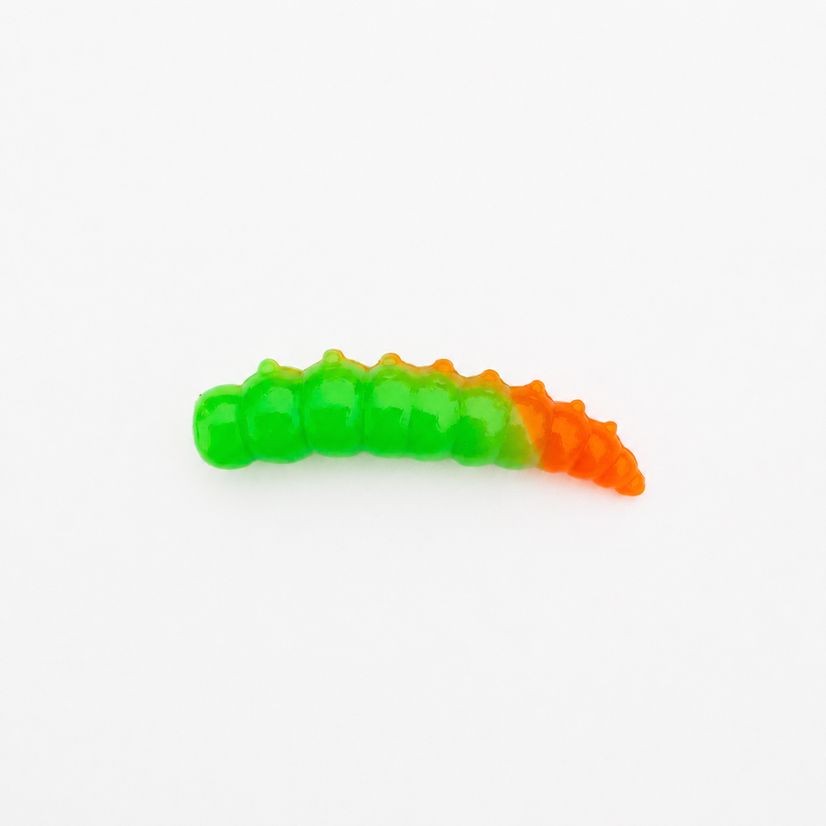 Micro Larva Green & Orange 33 mm · 0.9 g