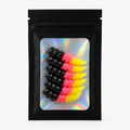 Micro Larva Black - Pink & Yellow 33 mm · 0.9 g