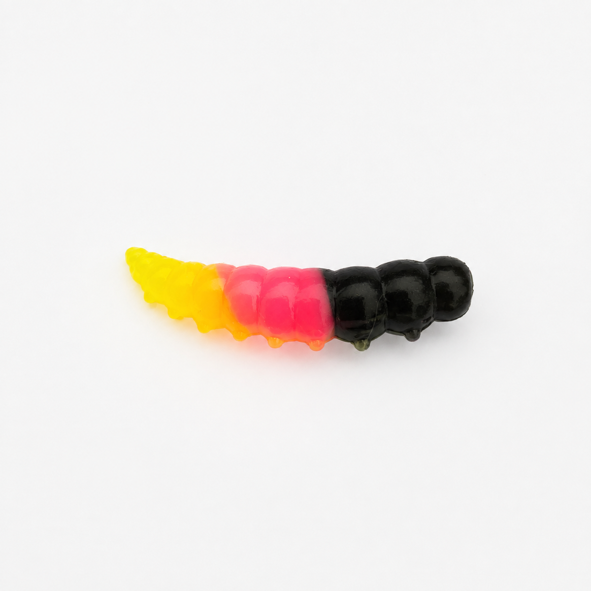 Micro Larva Black - Pink & Yellow 33 mm · 0.9 g