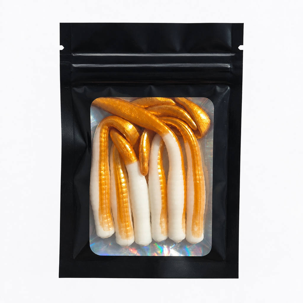 Slim Leech White & Bronze 80 mm · 1.65 g
