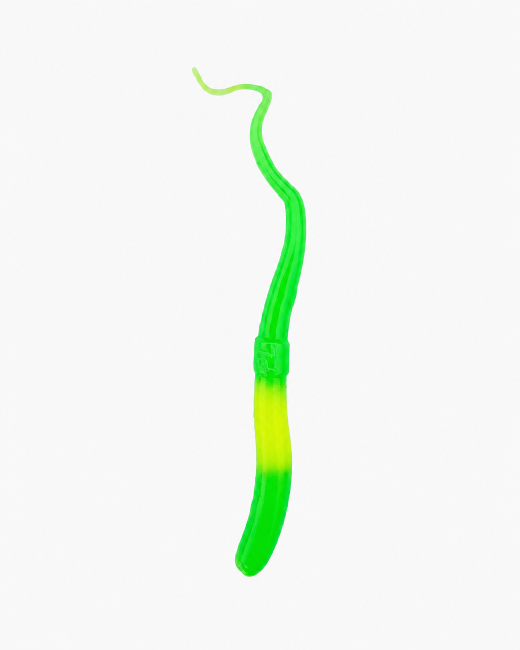 Ripple Worm Green - Yellow - Green 90 mm · 1.15 g