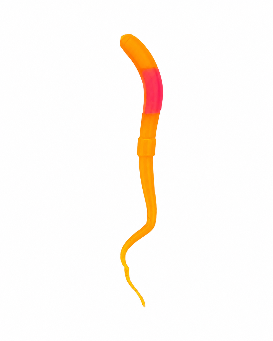 Ripple Worm Yellow - Pink - Yellow 90 mm · 1.15 g