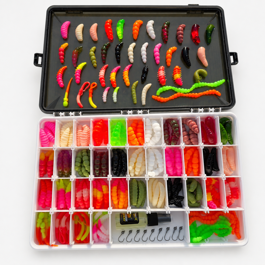 Set XL - Professional Trout Mix 1 - 211 baits + 10 hooks + 1 spray