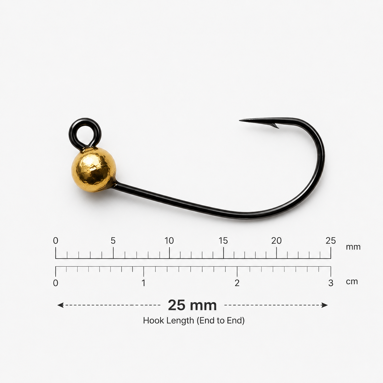 Tungsten Bead Trout Hooks – Size 4, 0.6 g, 10 pcs