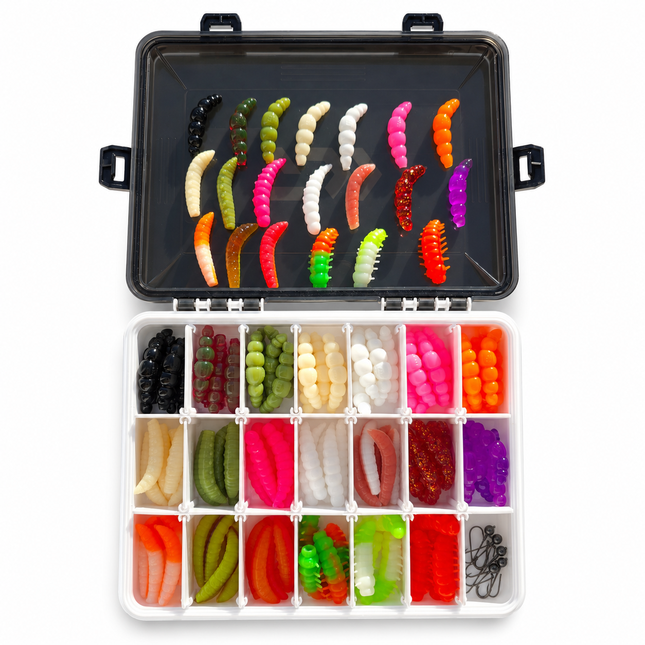 Set M - Mix 1 - 117 baits + 10 hooks
