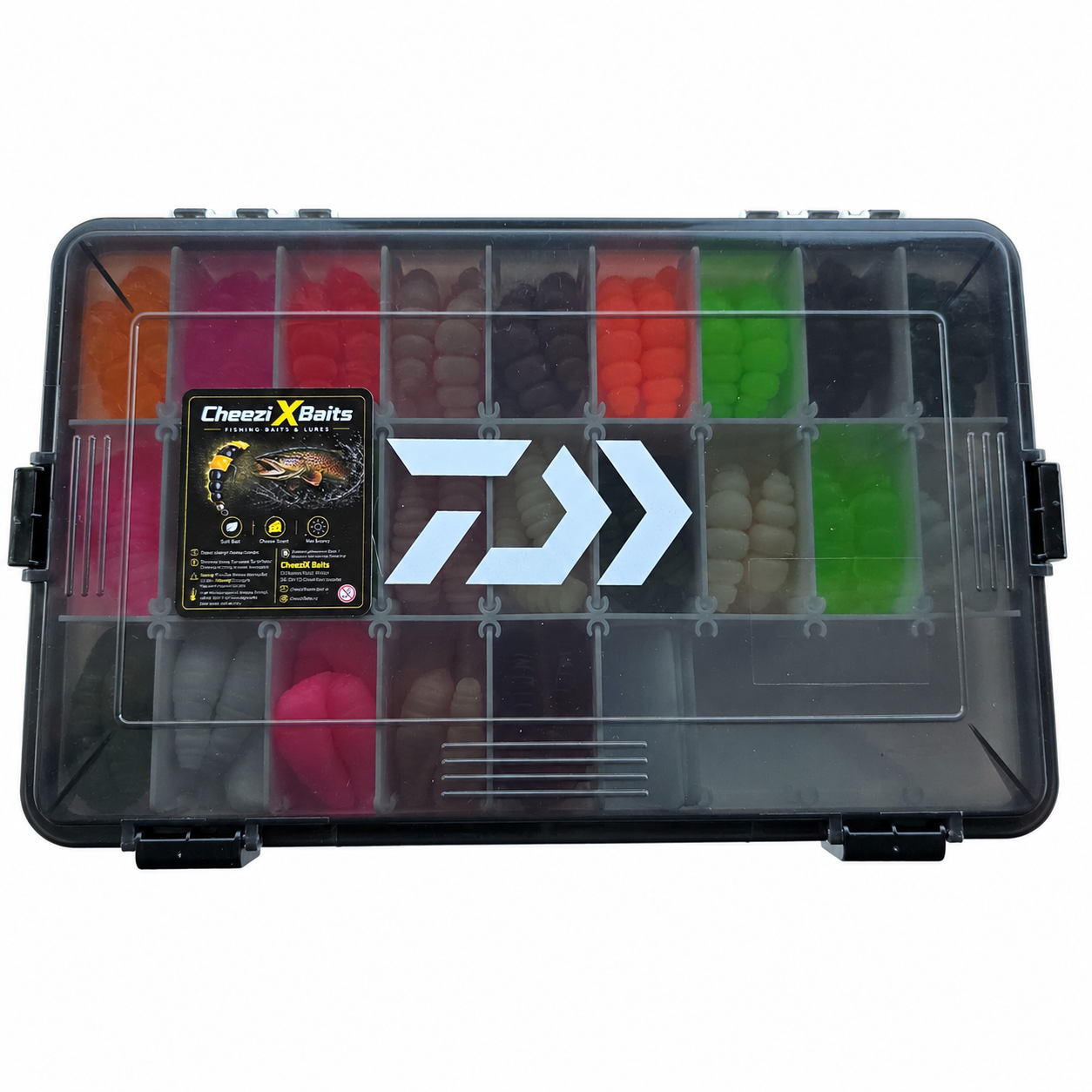 Set L Mix 3 - 92 baits - 10 hooks - 1 Cheese Spray
