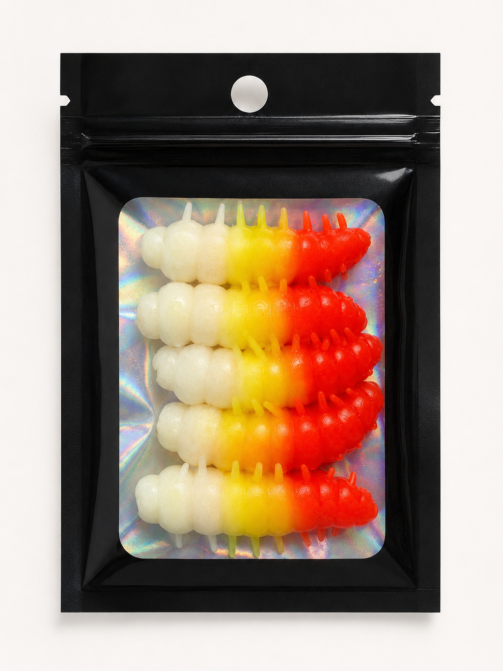Crawler White, Yellow & Red pack of 5