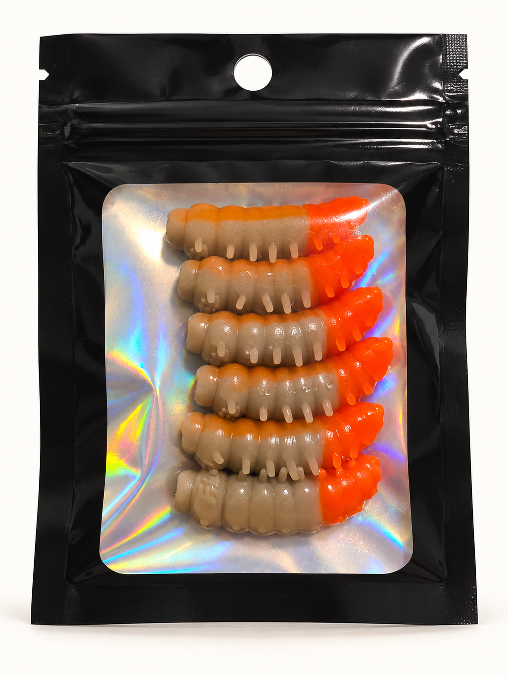 Crawler Mini Milky Coffee & Red — pack of 6
