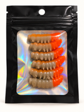 Crawler Mini Milky Coffee & Red — pack of 6