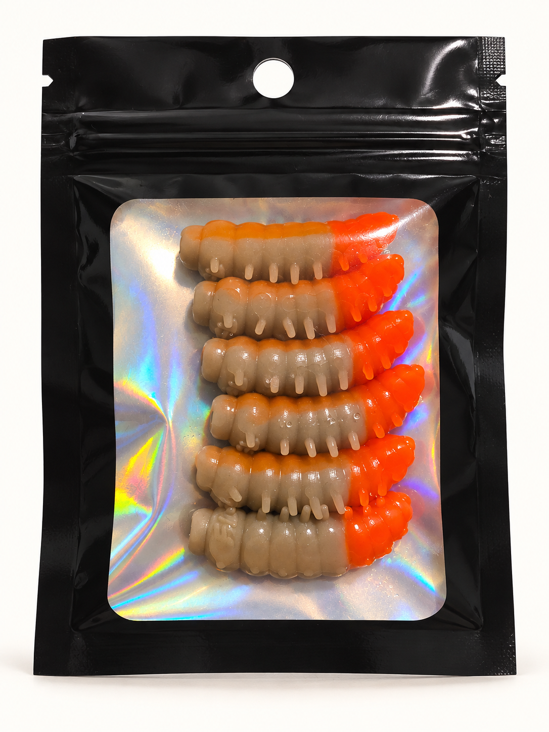 Crawler Mini Milky Coffee & Red — pack of 6