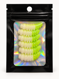 Crawler Mini Toxic Lime & White — pack of 6