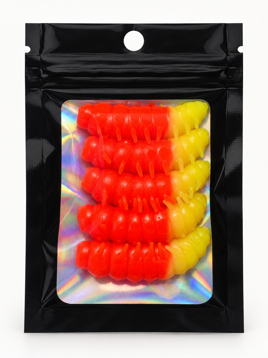 Crawler Red & Yellow 40 mm · 2.9 g pack 5 pcs