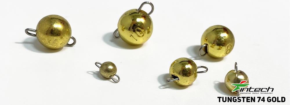 Intech Tungsten 74 Gold fishing weights
