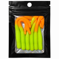Slim Leech Green & Yellow — Pack 6 pcs