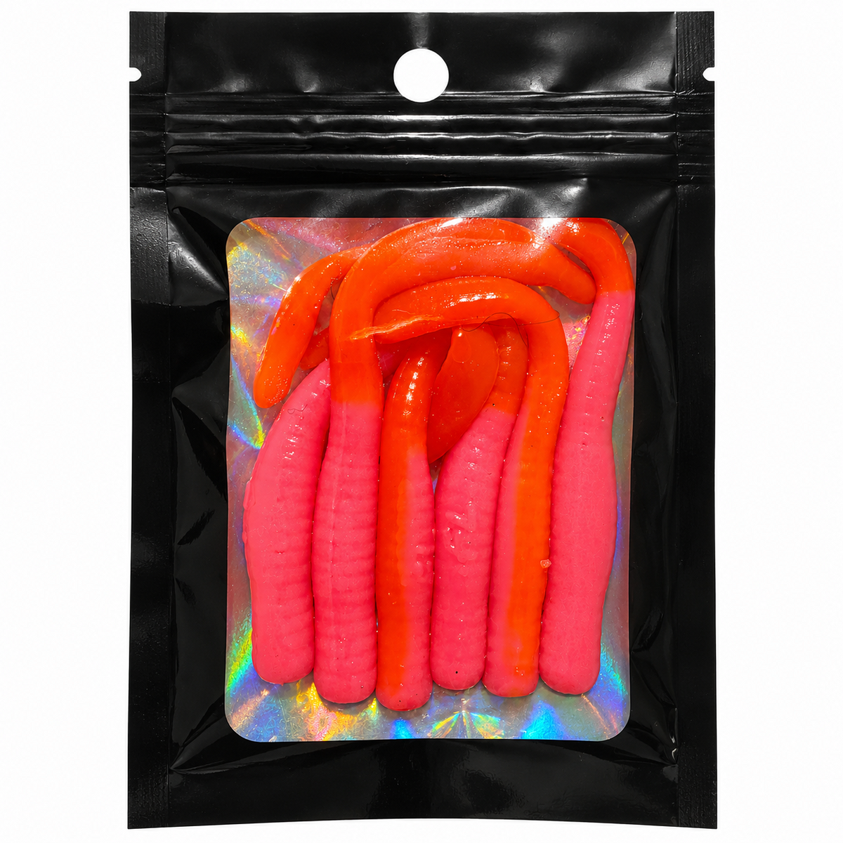 Slim Leech Pink & Orange — Pack 6 pcs