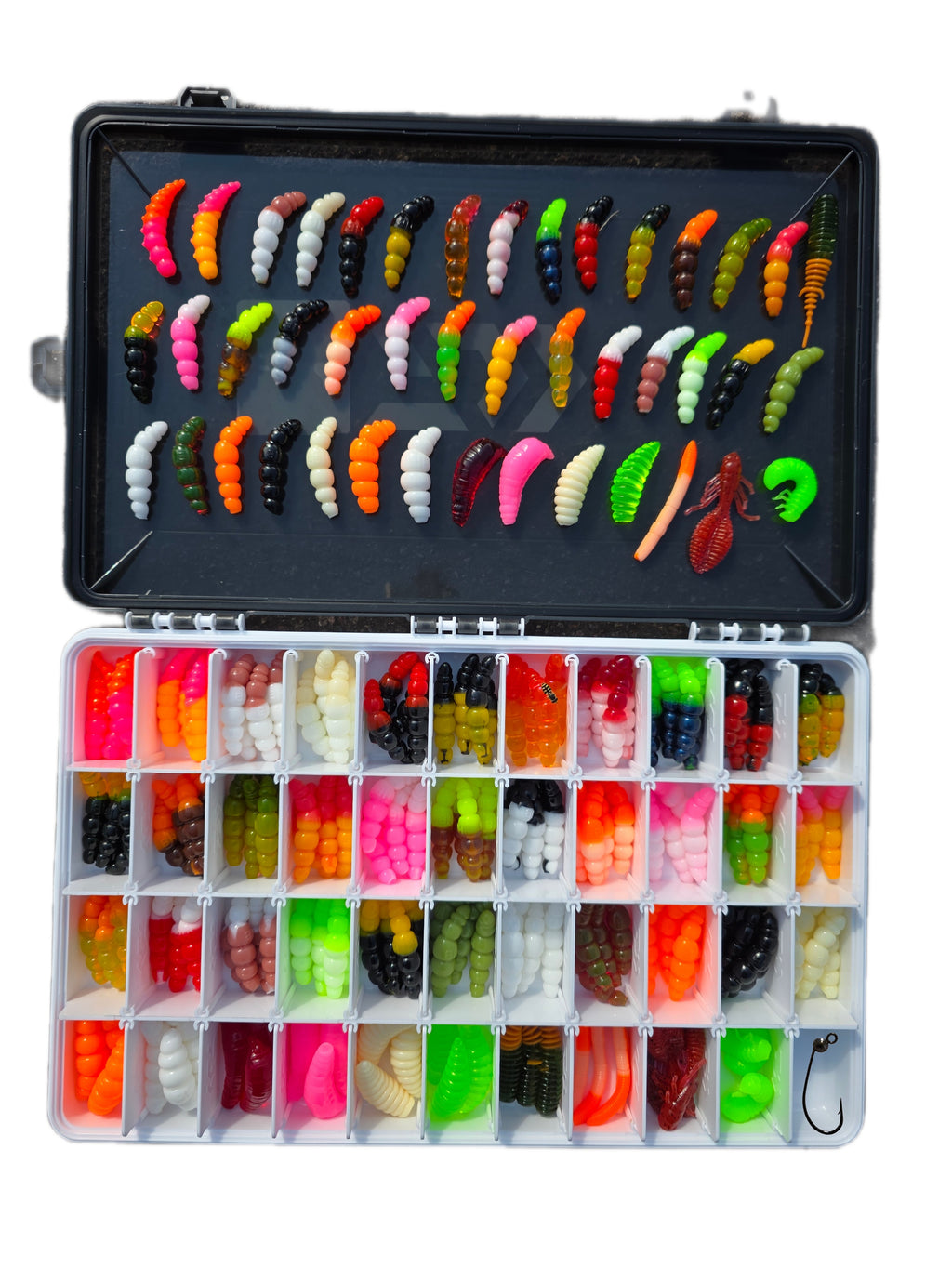 Set XL - Professional Trout Mix 2 - 206 baits + 10 hooks