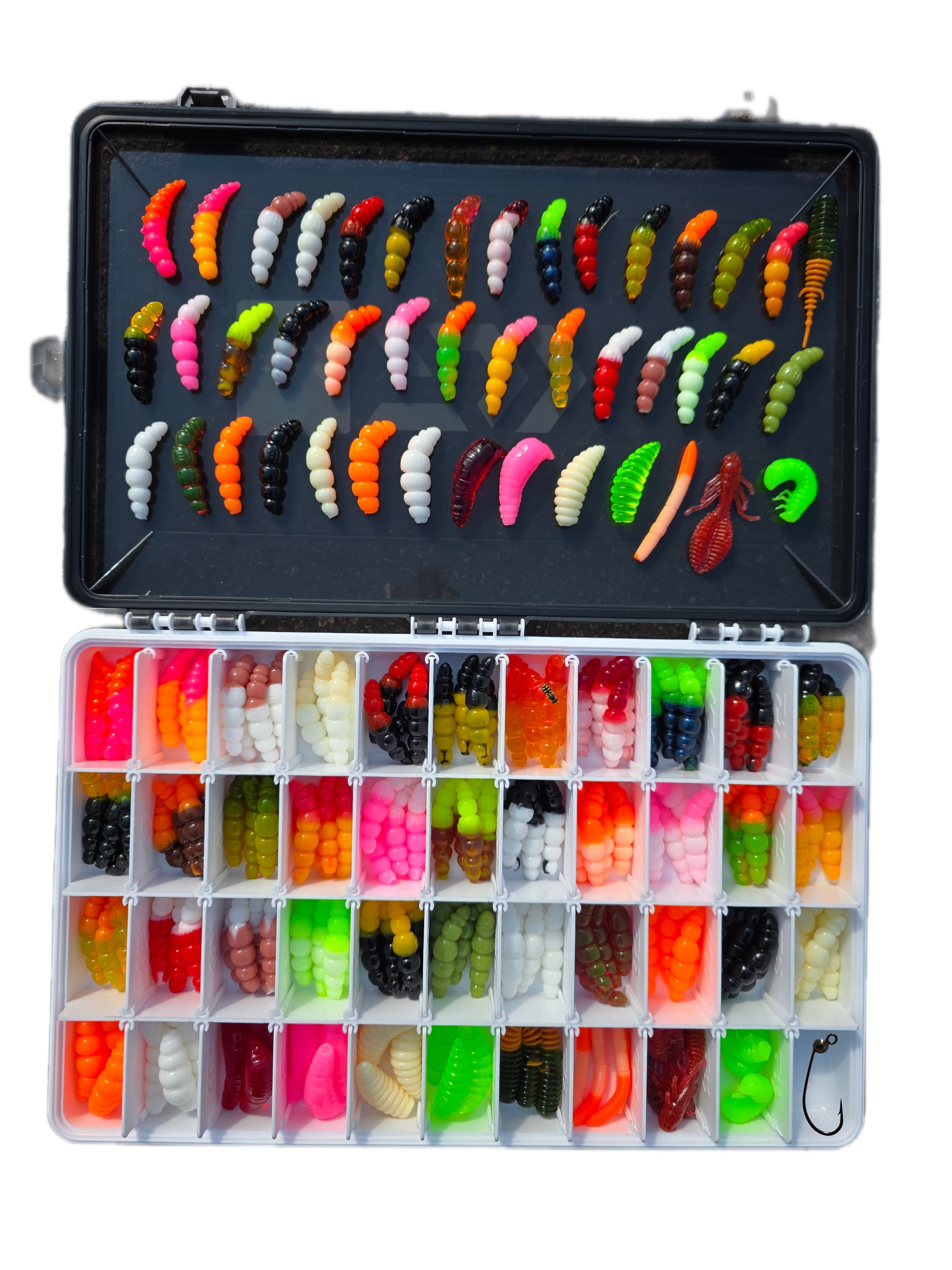 Set XL - Professional Trout Mix 2 - 206 baits + 10 hooks